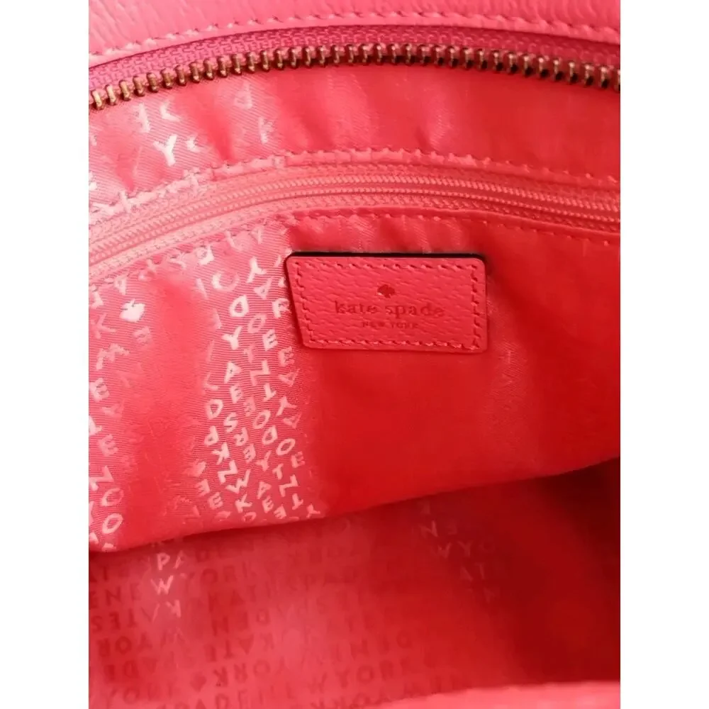 Kate Spade NY NEW Wellesley Quinn Pink Leather Satchel Crossbody Handbag Purse